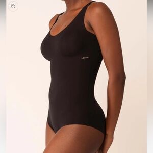 NEIWAI Cotton Barely Zero Bodysuit - Black Truffle